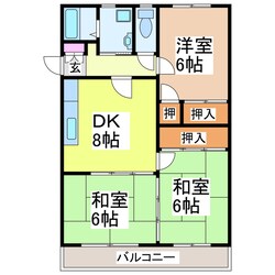 エスポワール高田Ⅱの物件間取画像